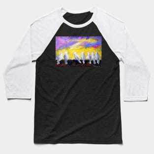 Pigeons on the roof Baseball T-Shirt